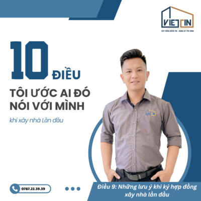 Lưu ý khi ký hợp đồng xây nhà