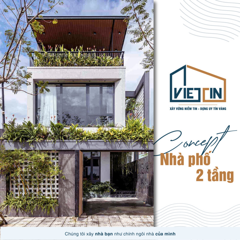 NHÀ 2 TẦNG HIỆN ĐẠI | HOÀ MÌNH VÀO THIÊN NHIÊN 1 nhà 2 tầng hiện đại