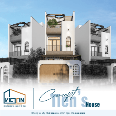 Thiết kế nhà phố 2 tầng độc đáo cho đôi vợ chồng trẻ