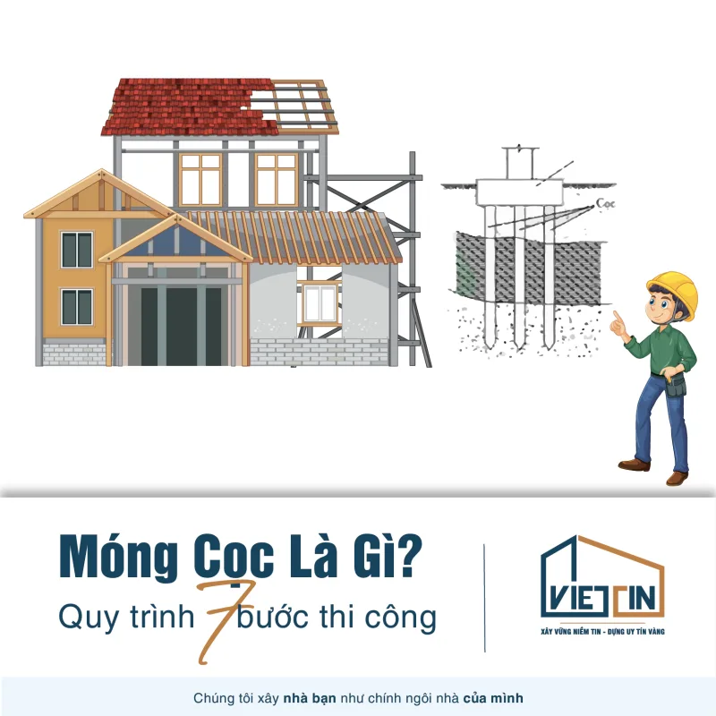 Móng Cọc Là Gì? Quy trình 7 Bước Thi Công Móng Cọc Chuẩn Xác 1 Móng Cọc Là Gì - Quy trình 7 bước thi công móng cọc