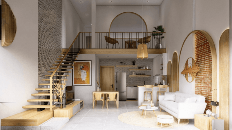 Xây nhà gác lửng: Những điều cần biết để có không gian sống hoàn hảo 2 Nhà Gác Lửng