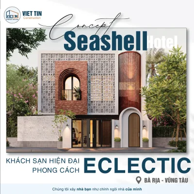 Phong Cách Eclectic Độc Đáo & Tinh Tế Trong Thiết Kế Khách Sạn 2 Tầng | XÂY DỰNG VIỆT TÍN