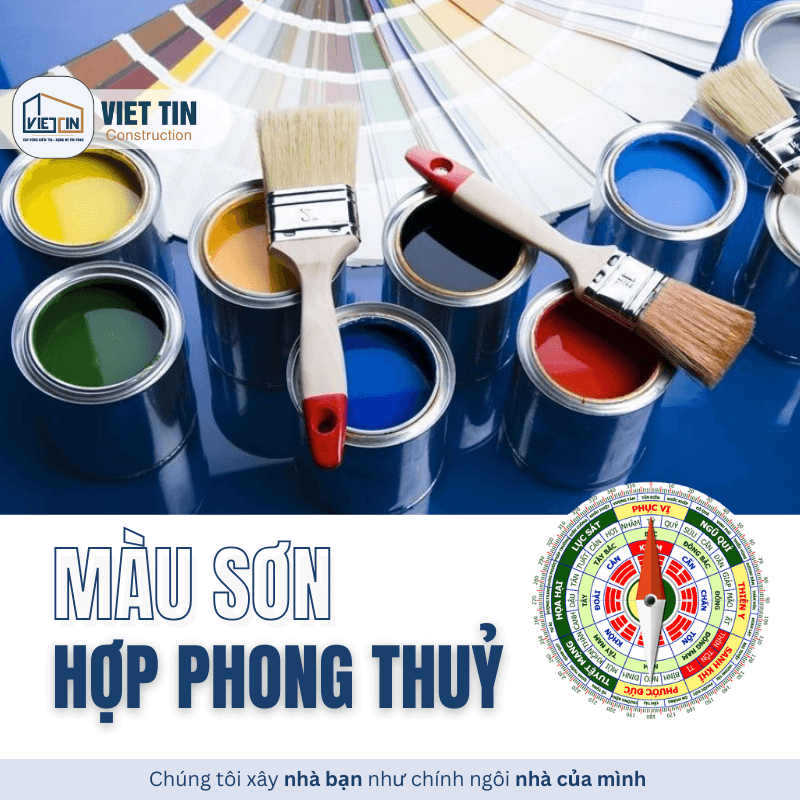 Hướng dẫn chọn màu sơn phong thuỷ 2025