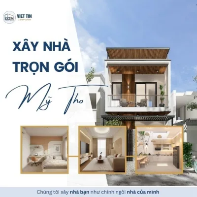 Báo giá xây nhà trọn gói Mỹ Tho - Tiền Giang đầy đủ 2025