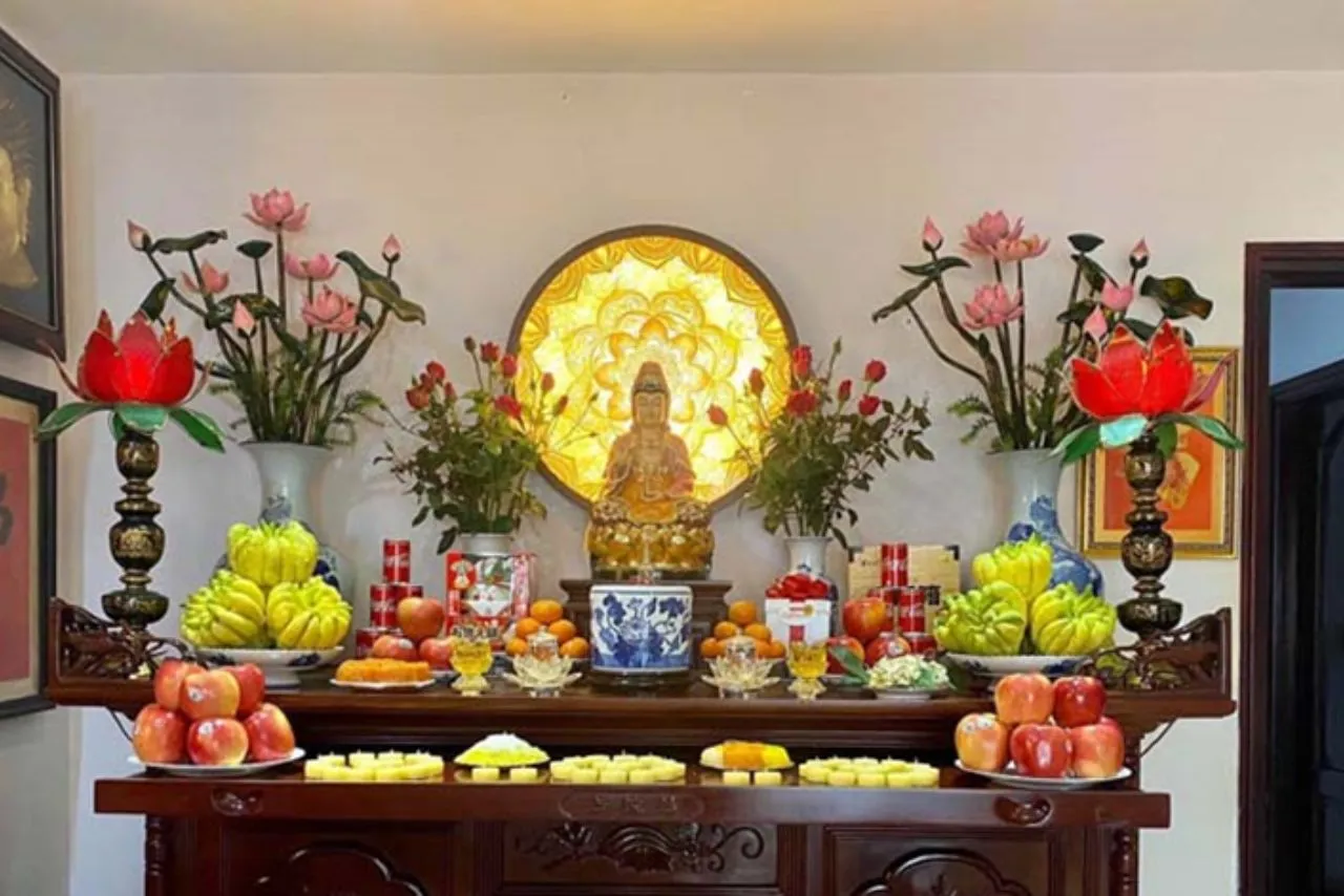 Hướng đặt bàn thờ Phật