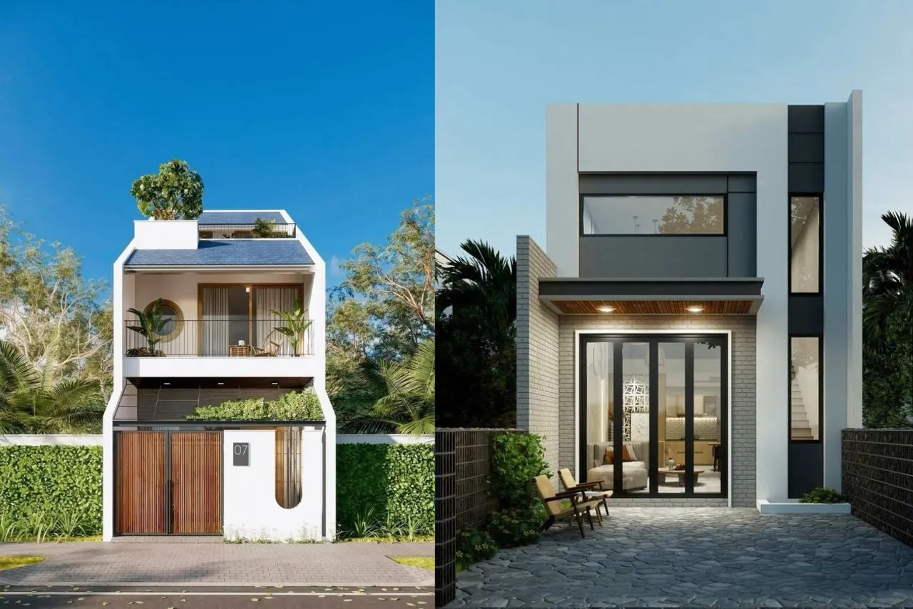 Mẫu nhà 2 tầng 50m2