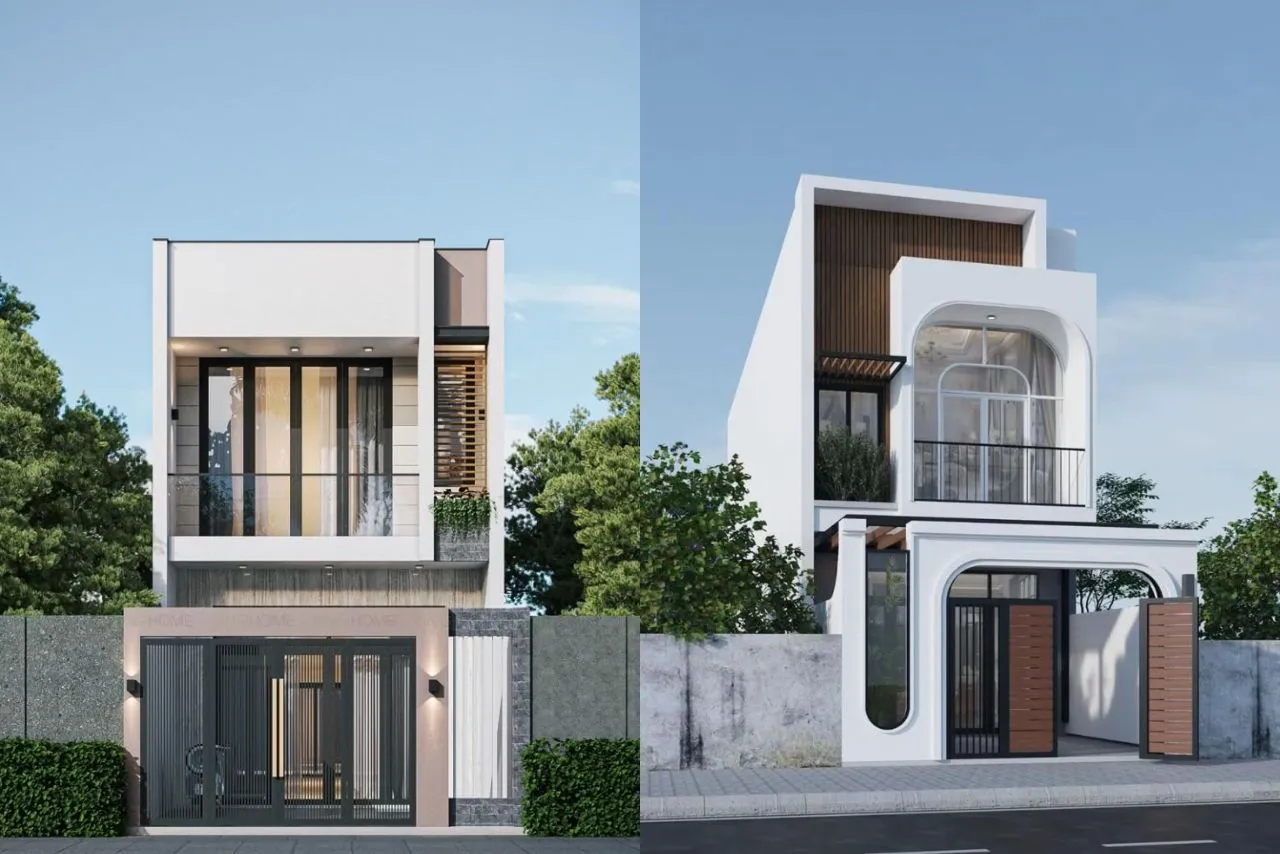 Mẫu nhà 2 tầng 80m2