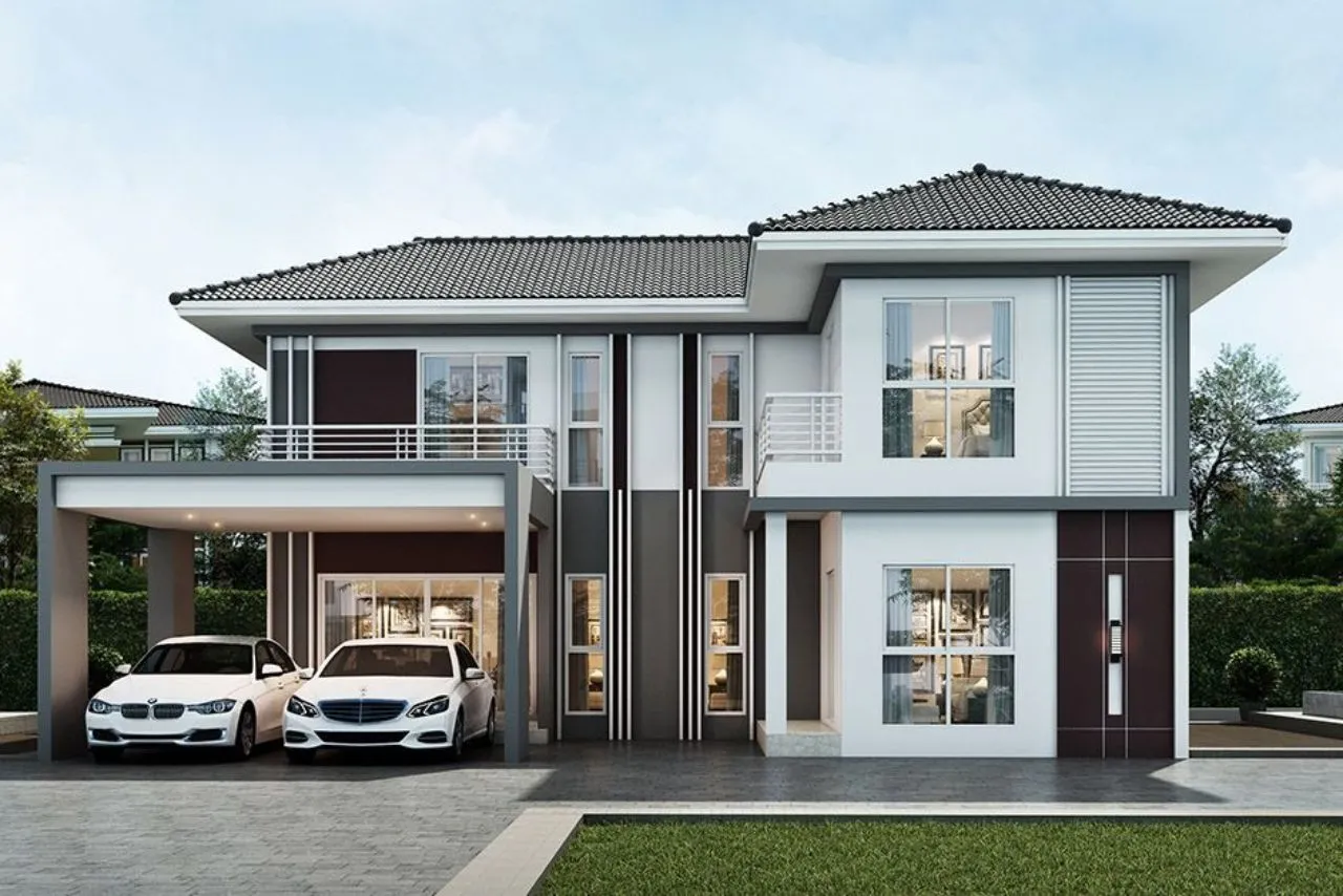 Nhà 2 tầng phù hợp với gia đình bao nhiêu người?