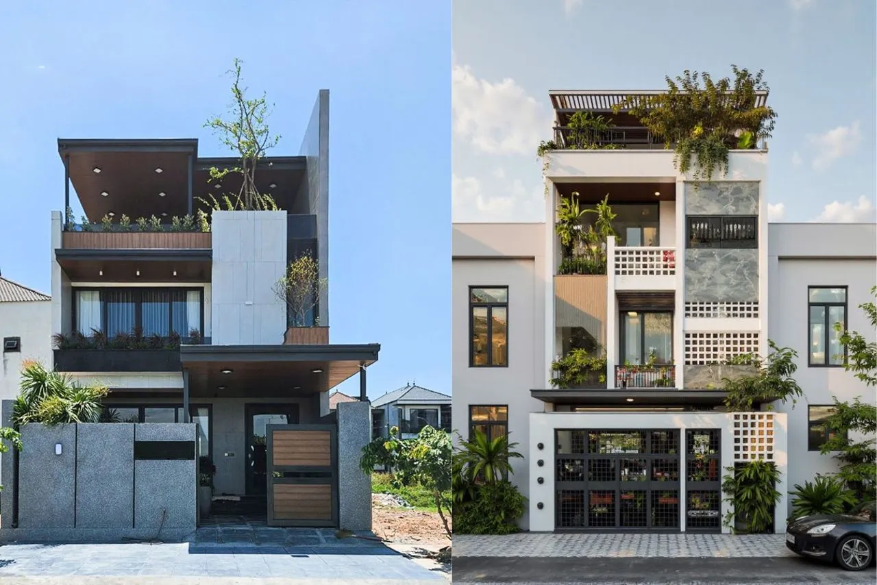 Nhà mặt tiền 10m hiện đại